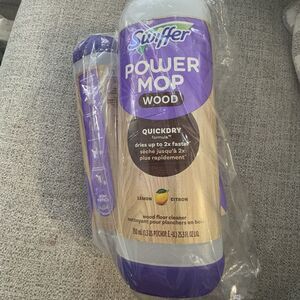 3 Packs‎ Of 25o  Swiffer PowerMop QuickDry Lemon Wood Floor Cleaning Solution
